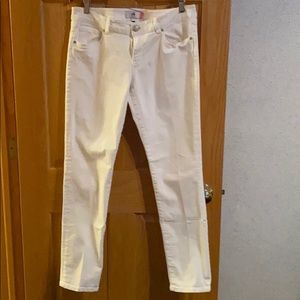 Cabi Slim Boyfriend White Jeans